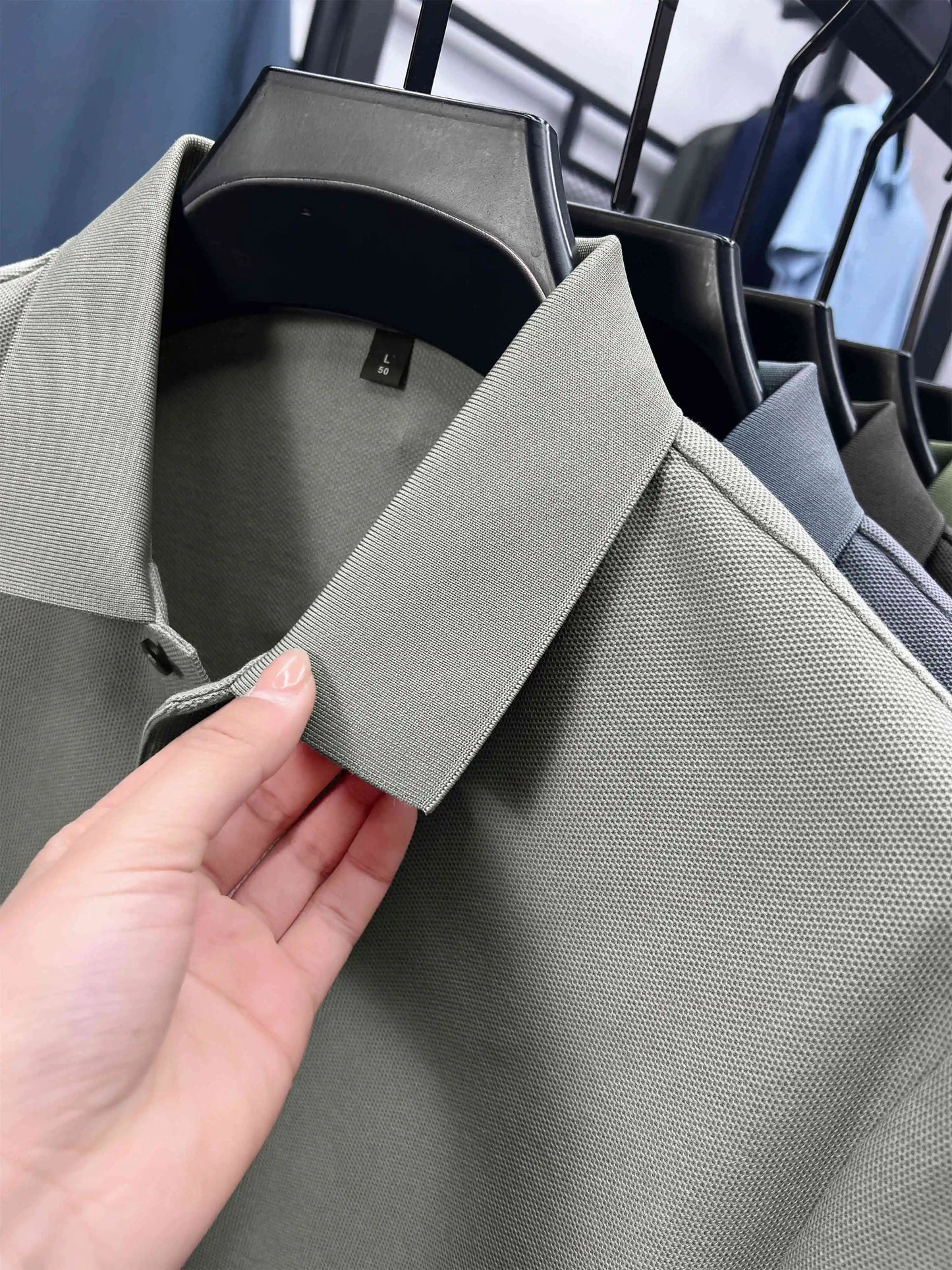 Mercerized Cotton100% Men's Summer Luxury Brand Short Sleeves Polo Shirt 25 Colors Choose From T-Shirt Business Leisure Men Top