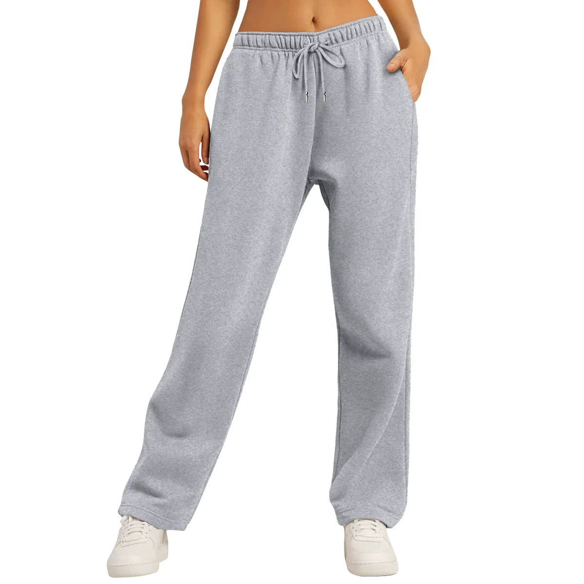 Autumn and Winter Jogging Sports Plus Velvet Wide Leg Pants Are the Ideal Choice for Men's and Women's Casual Pants.