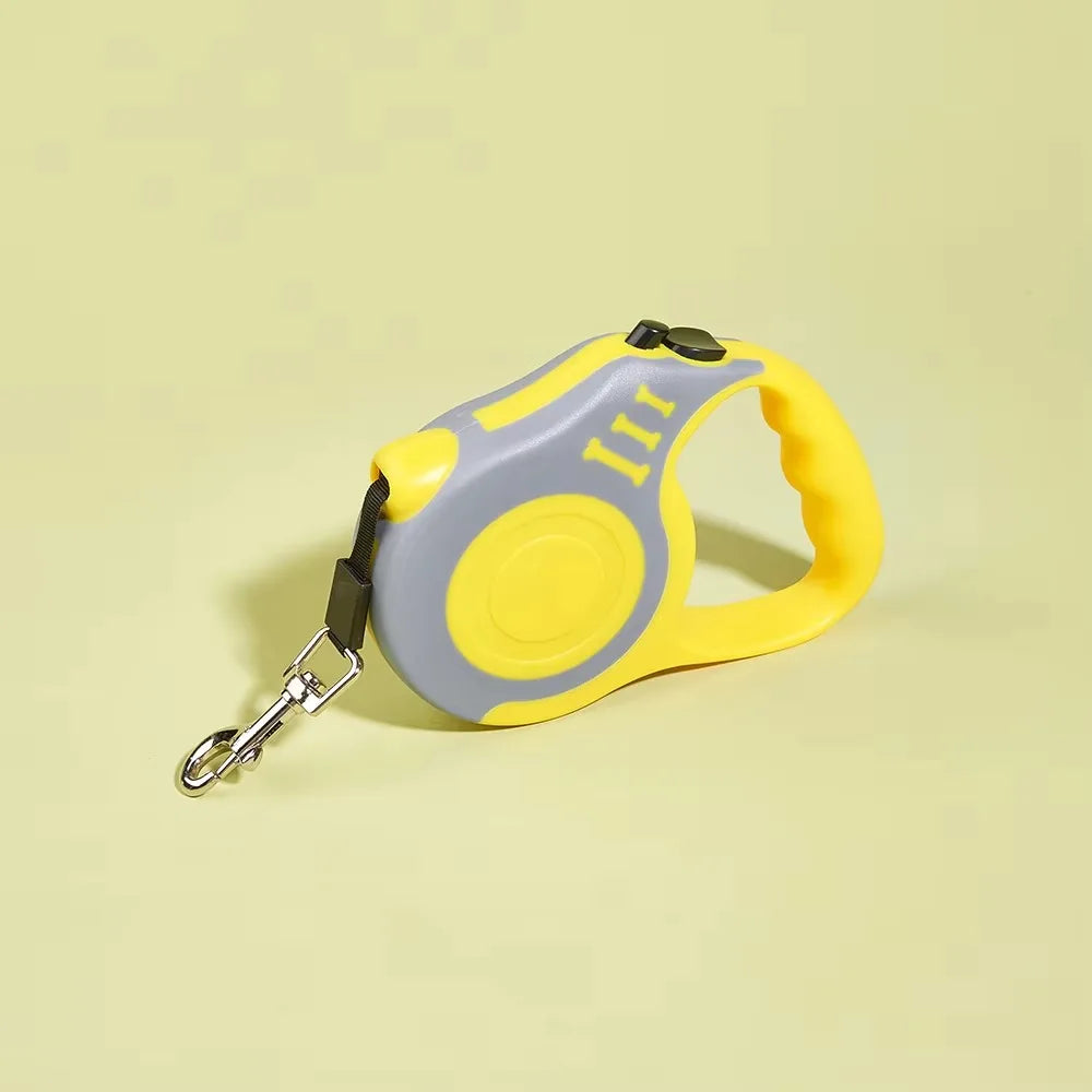 3m 5m Dog Leash For Small Medium Dogs Automatic Retractable Nylon Rope Cat Lead Extension Puppy Walking Running Pets Supplies