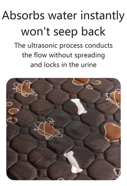 BIAI Winter New non-slip Mat for Pets Waterproof Dog Pee Pad Breathable Cat Mat Washable Pet Diaper Pad High Absorbent Pet Mat