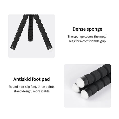 Tripod For Phone Flexible Sponge Octopus Mini Tripod For IPhone Mini Camera Tripod Phone Holder Clip Stand