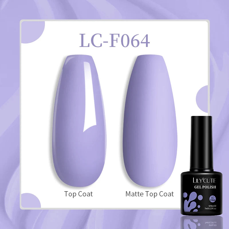 Gel Nail Polish - LILYCUTE UV Gel Varnish 7ML | Soak Off, Long Lasting Colors