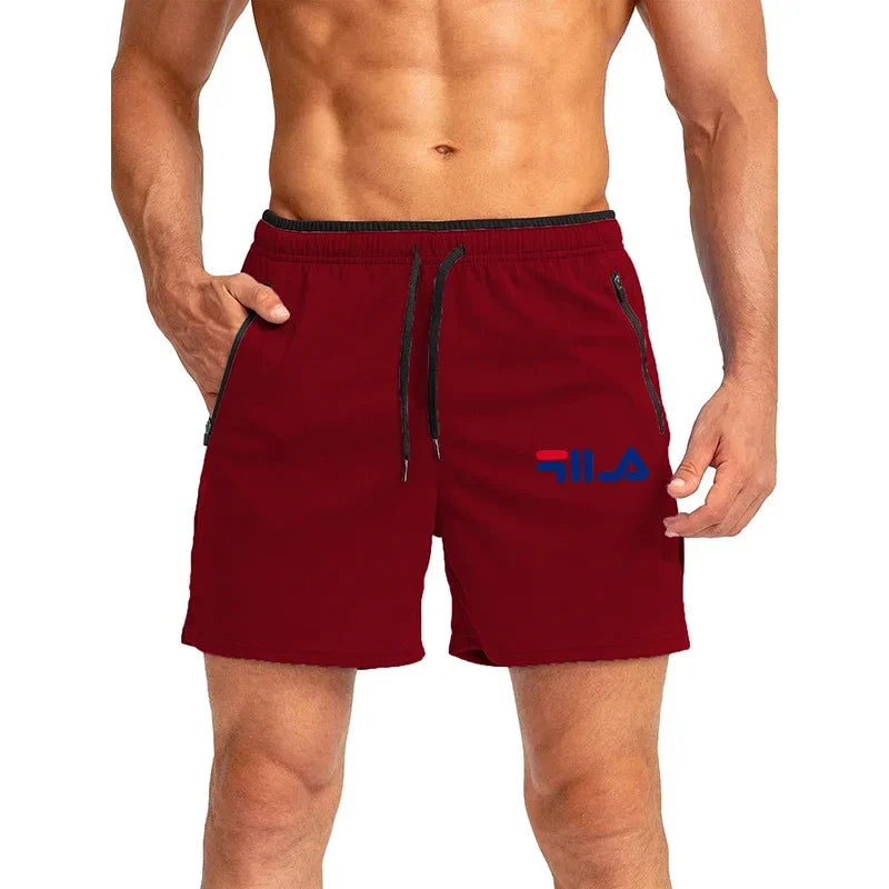 New men's quick-drying beach shorts fitness shorts summer swimwear leisure sports men's swimming board tide beach