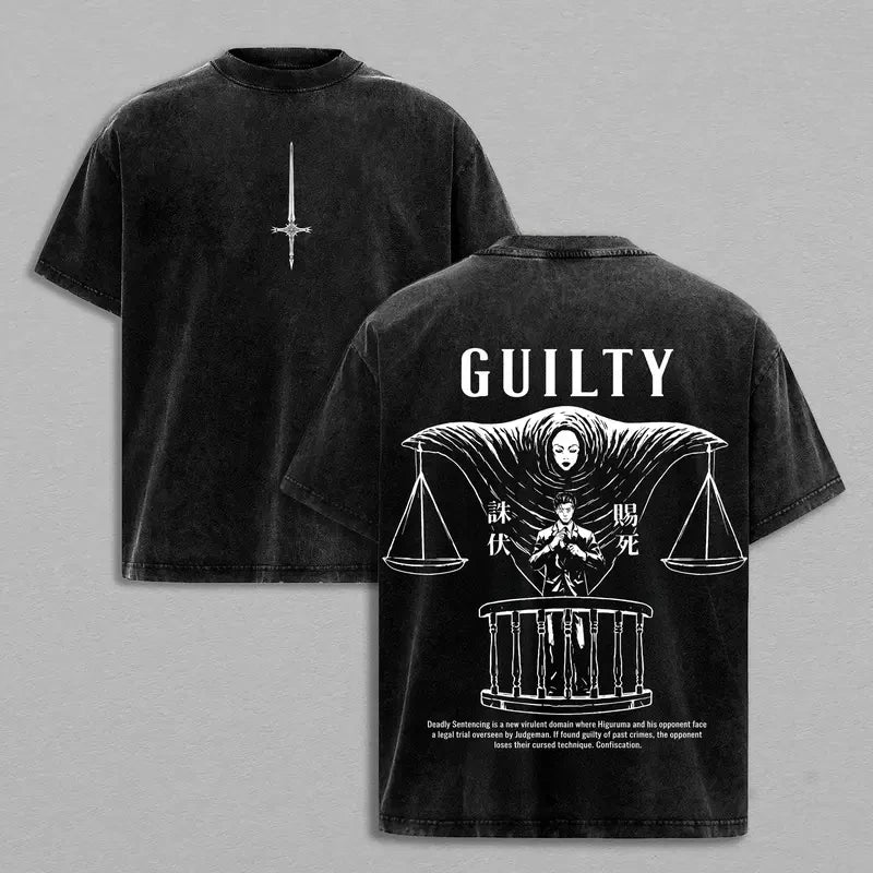 Jujutsu Kaisen T Shirt Men Women Tshirt Gojo Satoru Washed Cotton T-shirt Clothing Summer Short Sleeve Oversized Tees Streetwear