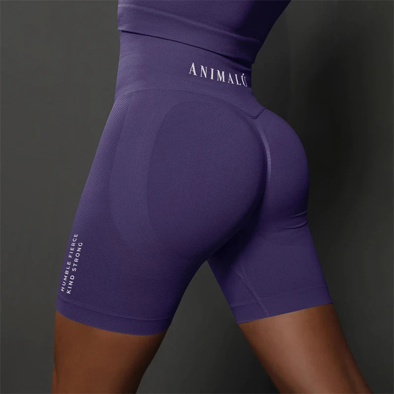 2025 ANIMALU Women Seamless Shorts for Women Push Up Booty Workout Leggings Fitness Sports Short Gym Clothing Yoga Shorts