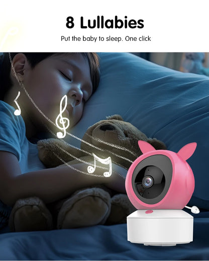 DANMINI 5 "TuyaAPP Baby Monitor Security Protection Wireless PTZ Surveillance Camera with Infrared Night Vision Motion Detection