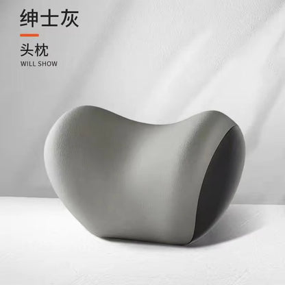 Car Neck Pillow – Ergonomic Lumbar Support Cushion With Memory Foam For Driver Seat