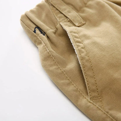 Boys Cotton Anchor Shorts - Toddler Summer Beach Capris 2-9 Years