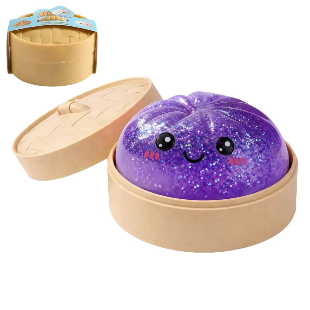 New Glitter Dumpling Pressure Ball Slow Rebound Soft Pinch Decompression Office Home Decorat Children Adults Birthday Gifts