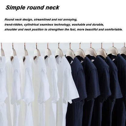 Summer Men T-shirt Cotton Blend Casual Funny Astronaut Design Print Loose O-neck T Shirt for Men Short Sleeve Male T-shirt Tees