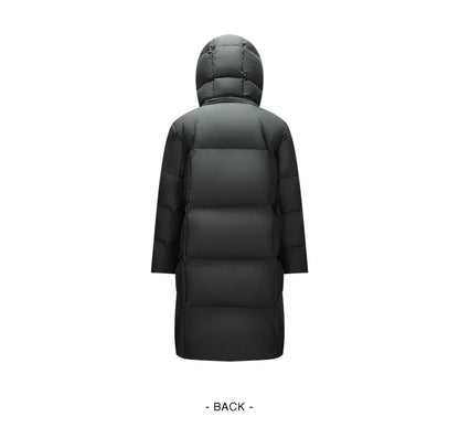 Semir Down Jacket Women Long Length Waterproof Oil-proof Stain-proof 2026 New Winter Detachable Hooded Winter Clothing Coats