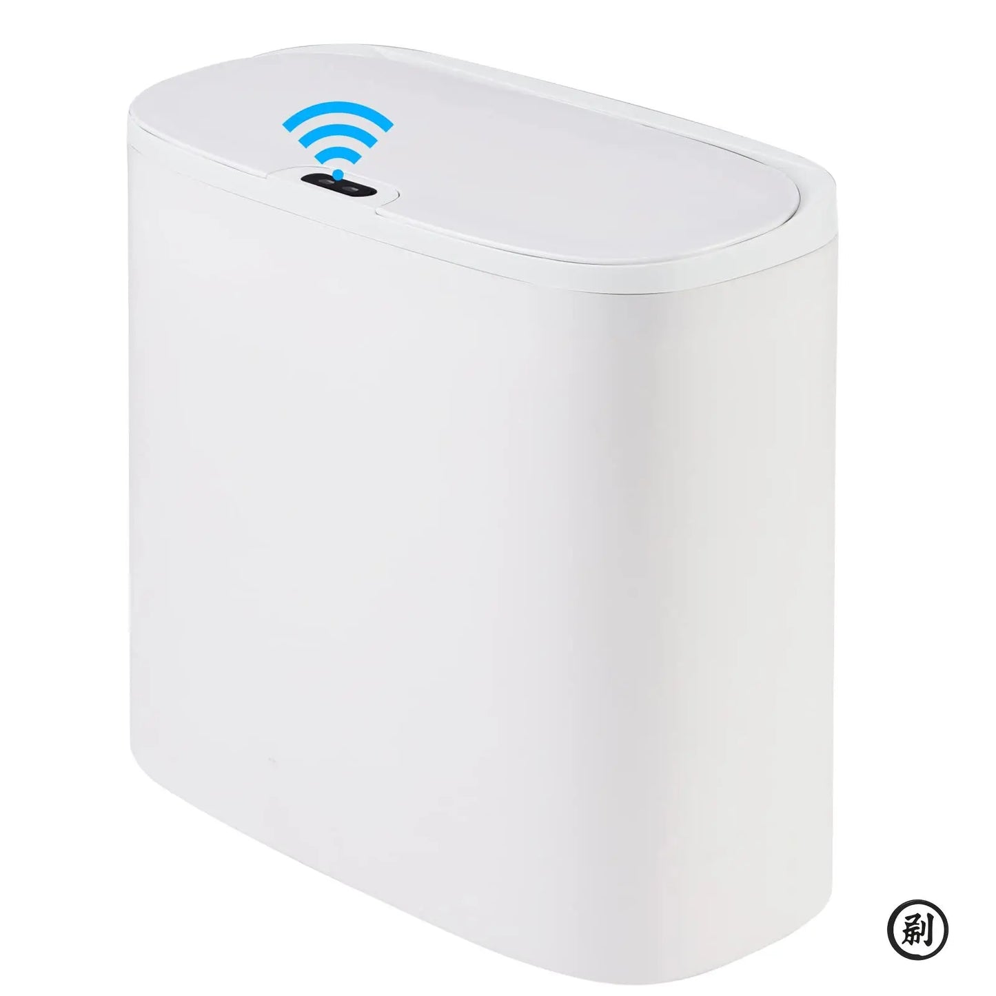 Touchless Motion Sensor Trash Can - Automatic Waterproof Slim Garbage Bin for Bathroom and Kitchen