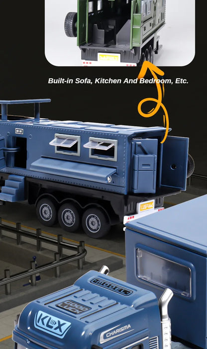 2025 Hot 39cm Car Model Toys for Children Kids Games Boys Motor Home Christmas Train Alloy Cars At Scale Girl Gifts with Light