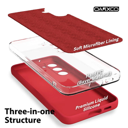 Official Silicon Phone Case For Samsung Galaxy S25 S24 S23 S22 S26 S21 Ultra FE Plus A15 A25 A16 5G Shockproof Back Cover Funda