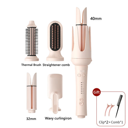 Automatic Hair Curler - 32mm Ceramic Hair Roller With Timer & Anti-Scald Design