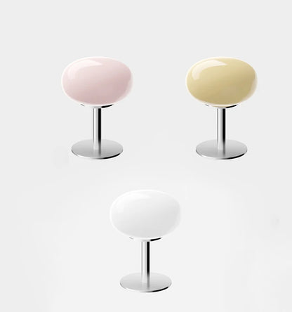 Macaron Glass Table Lamp - Trichromatic Dimming Night Light for Living Room  Bedroom Decor - ZOOMNSTORE