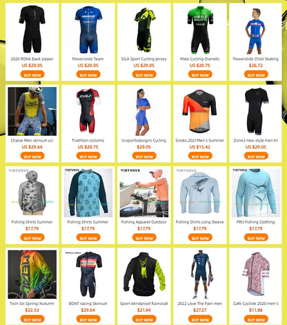 Men Cycling Jersey – Sleeveless Triathlon Cycling Wear with Breathable Shock Proof Pad