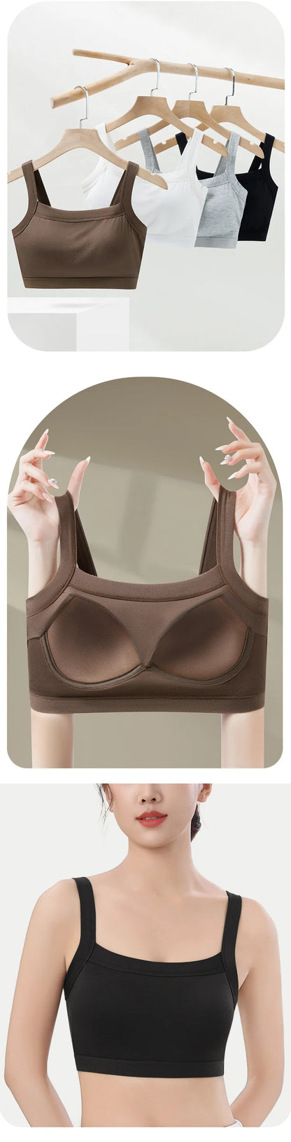 Women Sport Bra Seamless Yoga Bra Wire Free Shockproof Crop Top For Gym Workout