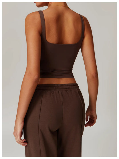 Women's Workout Tank – Breathable Yoga Tank Top | Quick Dry Running Tight Top