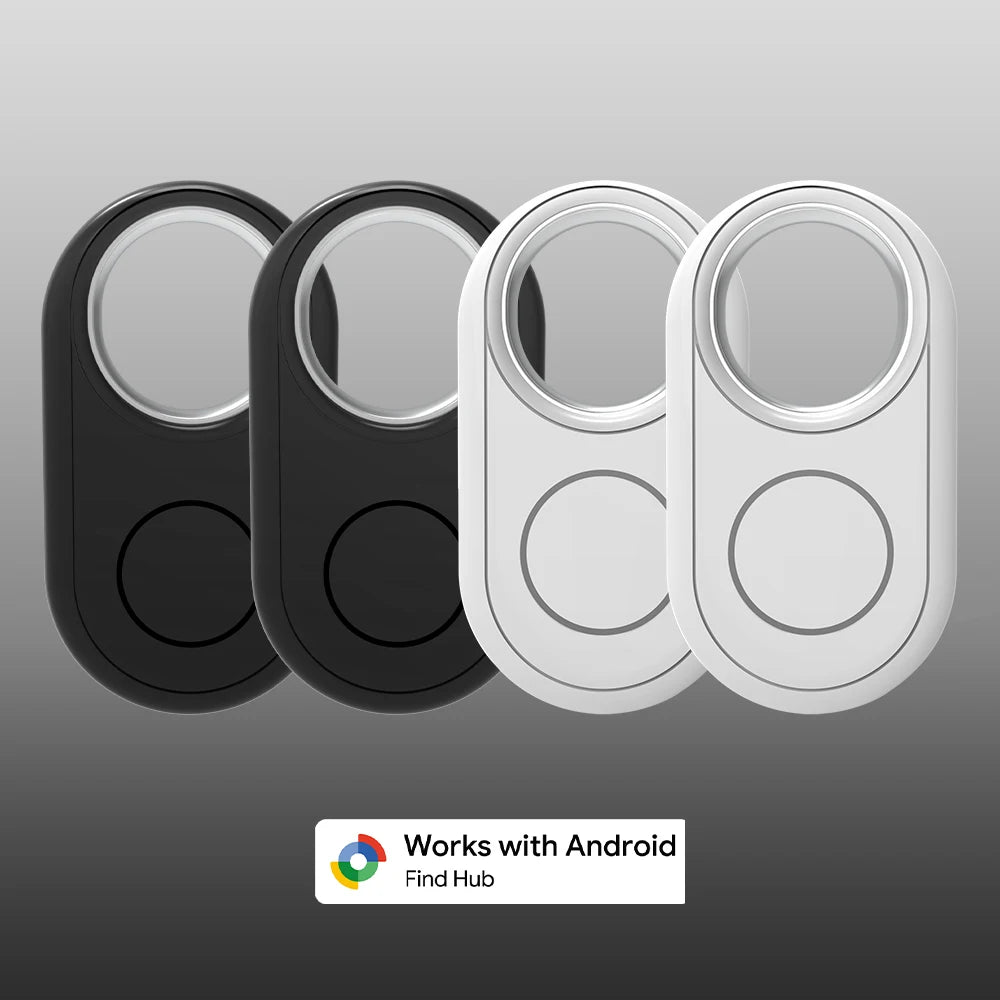 Google Find My Smart Tag Bluetooth Tracker Anti Lost Item Finder Locator for Android Keys Wallet Luggage Pet Replaceable Battery