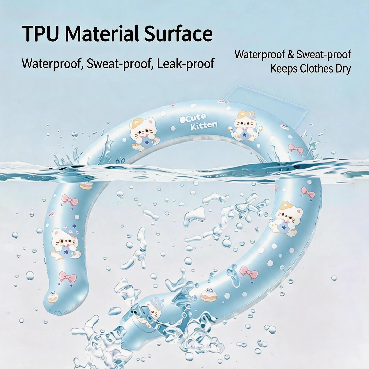 Neck Cooling Ring – Reusable Ice Cooling Strap for Summer