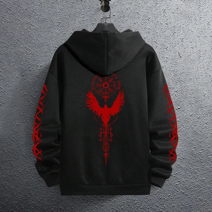 2025 Brand New Black Sweatshirts Autumn Winter Male Daily Casual Sporty Jogging Hoodie Men's Outwear Fashion Pullover