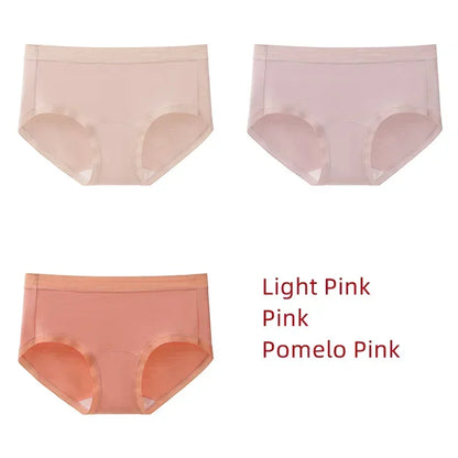 3Pcs Modal Women's Panties Lengthened Inner Crotch Female Briefs Underwear Underpants M-XXL 7A Level Antibacterial Sexy Soft Fit