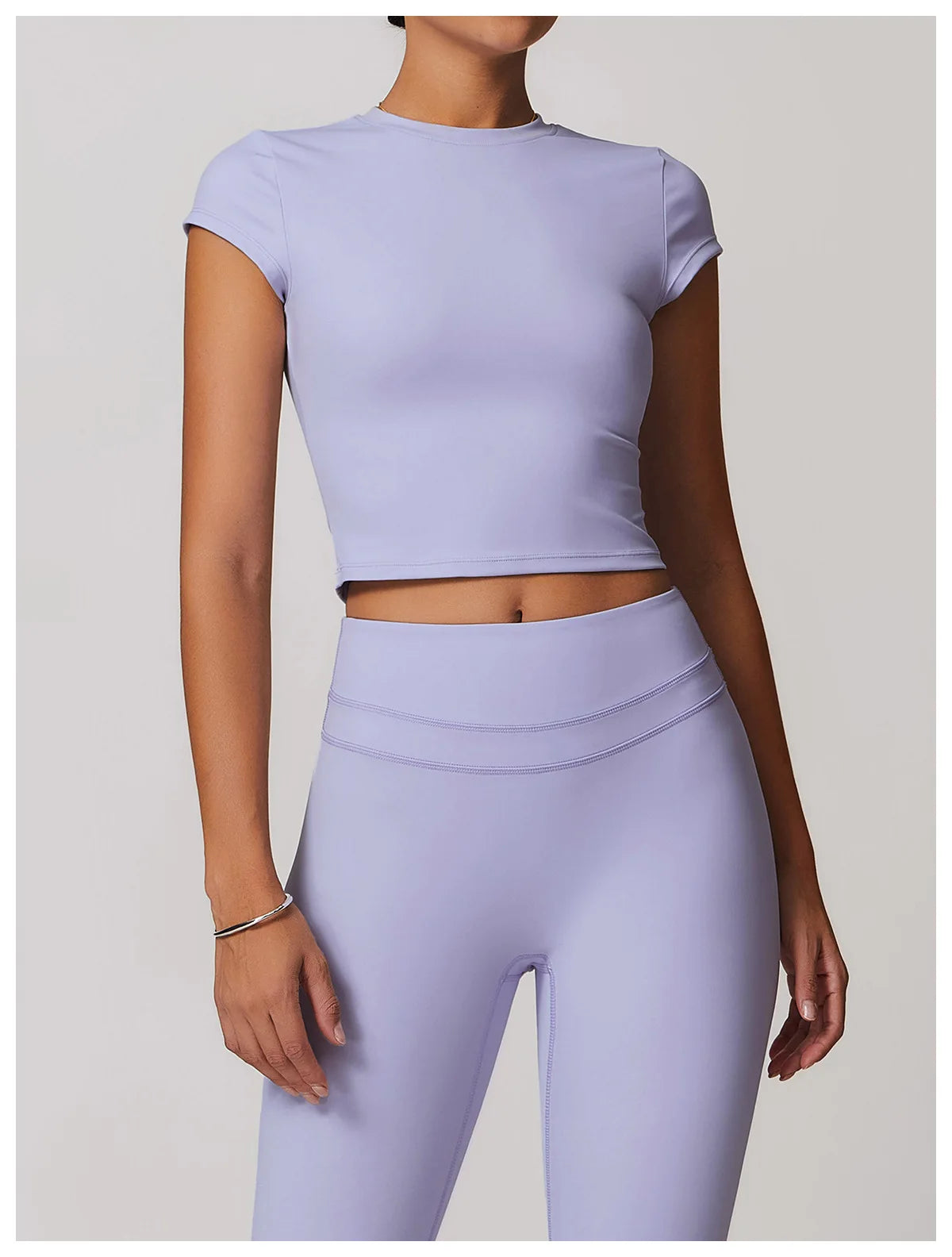 Women Yoga Top - Breathable Short Sleeve Shirt | Quick Dry Gym Top, Lightweight
