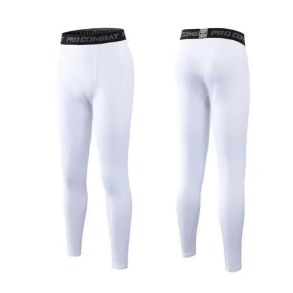 Mens Compression Tights - Athletic Workout Pants | Quick Dry Running Base Layer