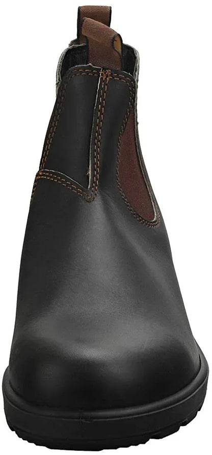 Unisex Chelsea Boots – Outdoor Non Slip Leather Ankle Height Winter Footwear