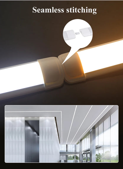 led Lights Kitchen under cabinet Lamp A85-220V 10w 20w super bright Led Tube With 1.8m switch line For Home Bedroom Indoor Lamps