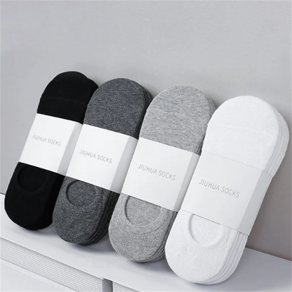1/5/10/20 Pairs Summer Autumn Boat Socks For Men Women Non-slip Silicone Invisible Cotton Socks Male Ankle Sock Slippers