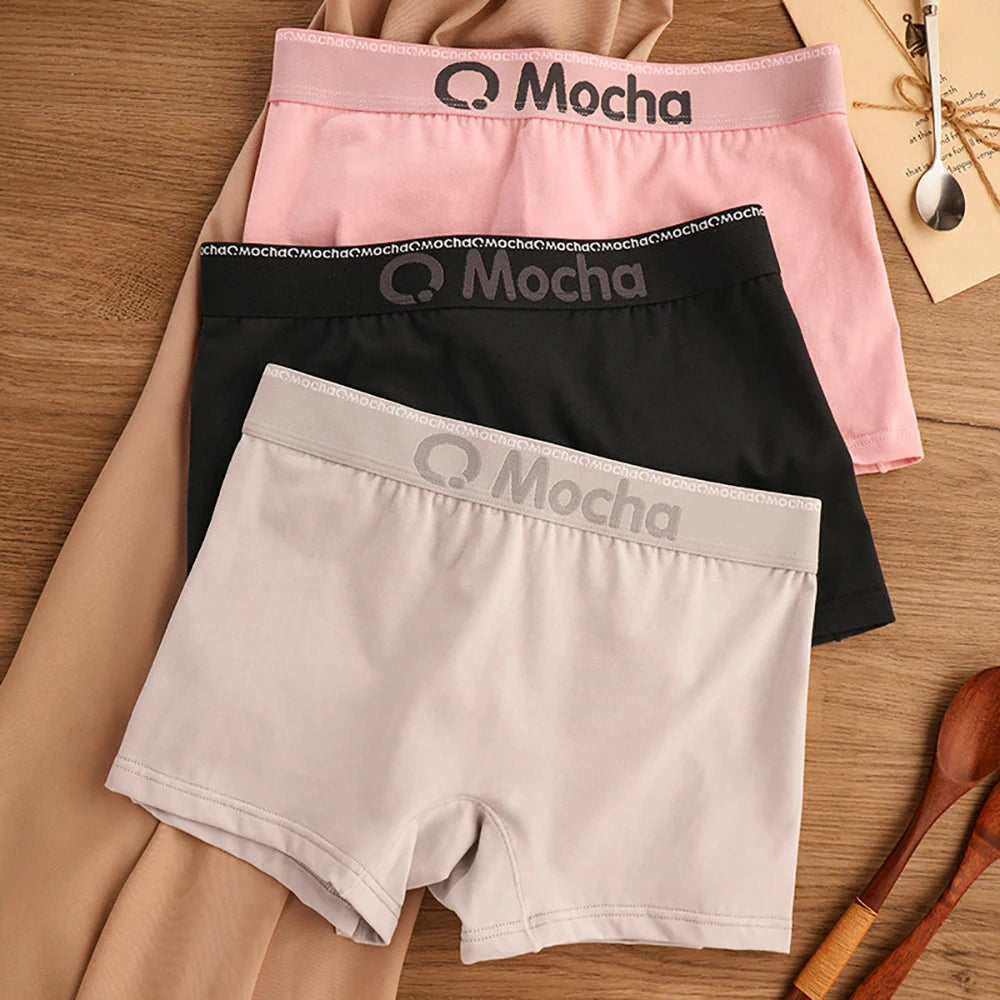 3PCS/Pack 100% Cotton Comfortable Soft Antibacterial Women's Panties Female Safety Underwear Hygroscopic Breathable Lingerie