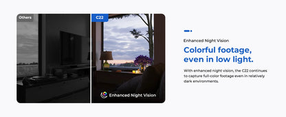 IMILAB WiFi 6 Indoor Baby Monitor Camera with AI Detection Night Vision 2-Way Audio 360° PTZ for Child Safety C21/C22