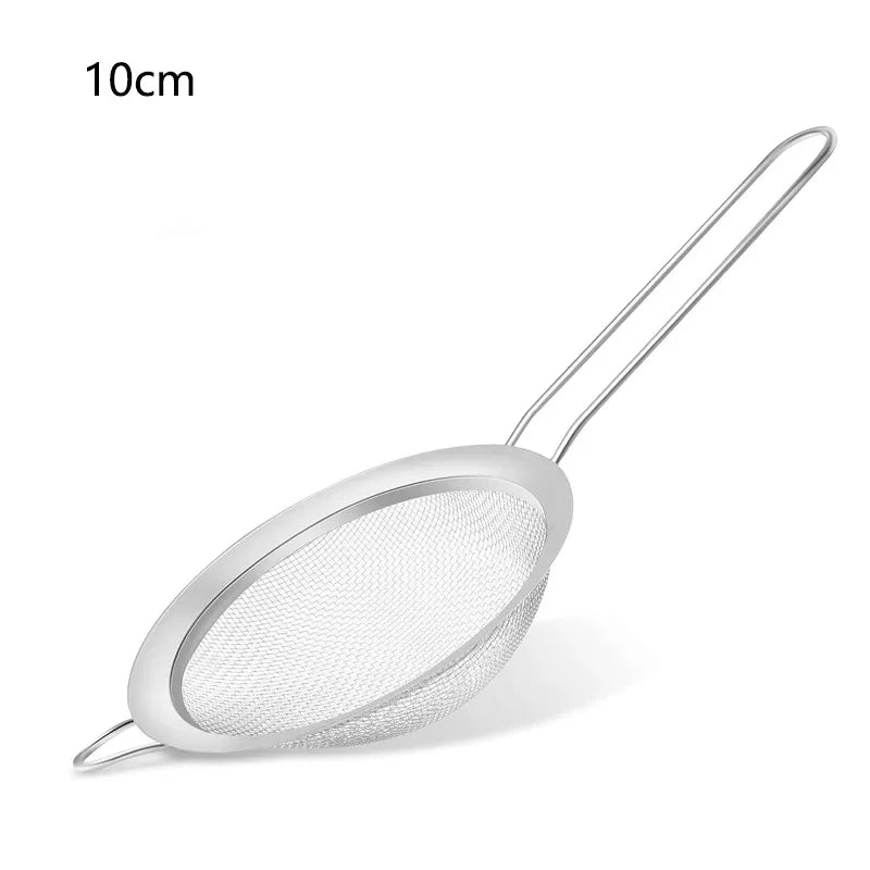 Stainless Steel Sieve - Fine Mesh Strainer & Durable Wire Mesh Filter for Kitchen