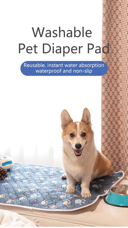 BIAI Winter New non-slip Mat for Pets Waterproof Dog Pee Pad Breathable Cat Mat Washable Pet Diaper Pad High Absorbent Pet Mat