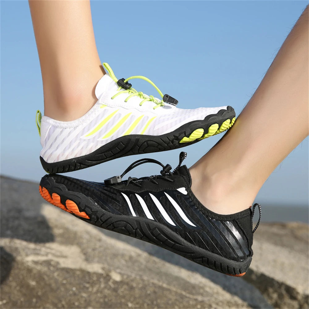 Men Water Shoes Beach Barefoot Swimming Surfing Seaside Aqua Shoes Upstream Wading Sneakers Gym Fitness Hiking Walking Footwear