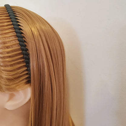 2pc Good Solid Tooth Simple Style Hairbands Headbands for Women Girls Men Sport Washface Non-slip Korean Hair Accessories Tool