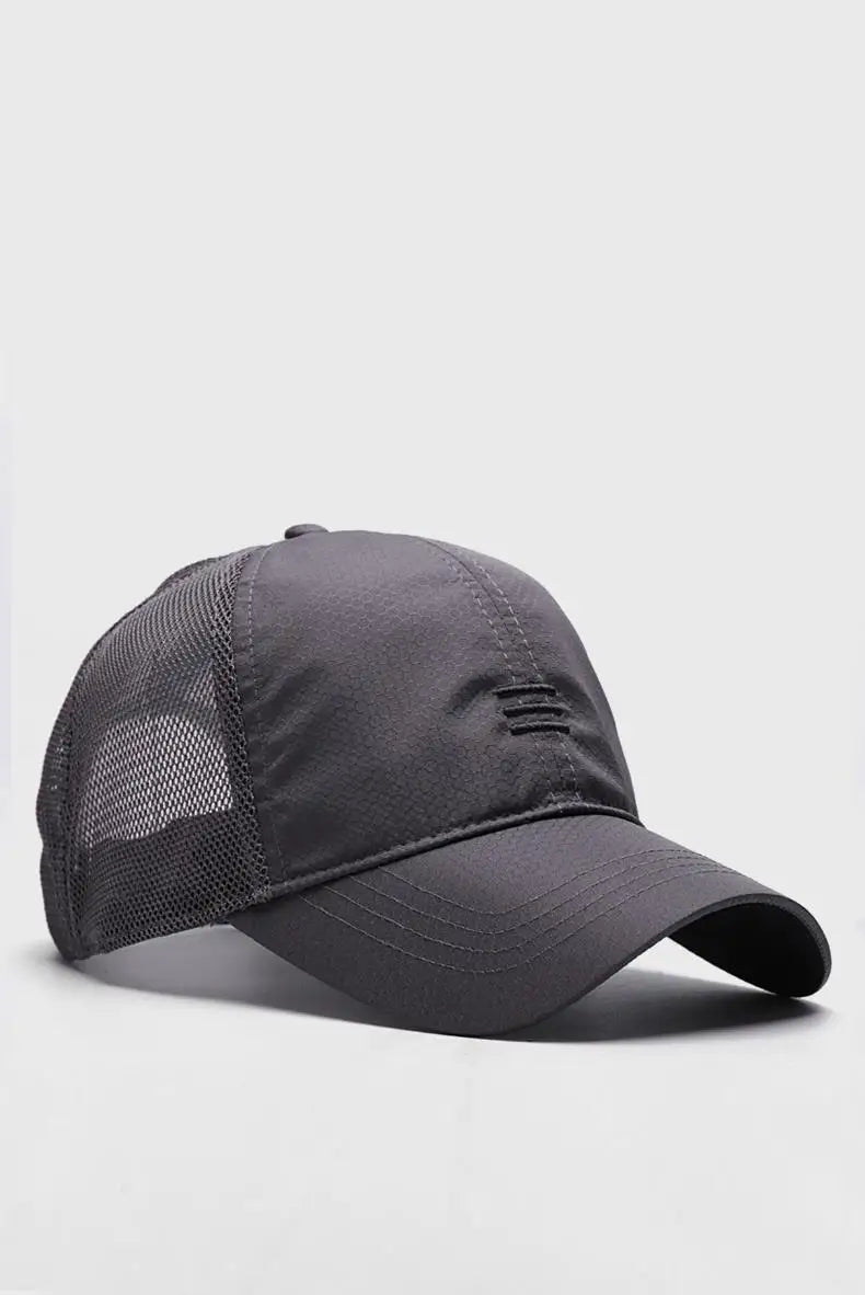 Oversize Big Head Man Plus Size Baseball Cap Spring Summer Thin Fabric Mesh Sun Hat Male Snapback M 55-59cm L 60-64cm