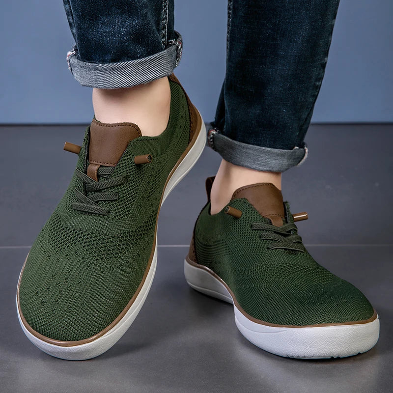 Men's wide shoes, large size casual shoes, suitable for people with fat feet wide feet, soft and light walking shoes