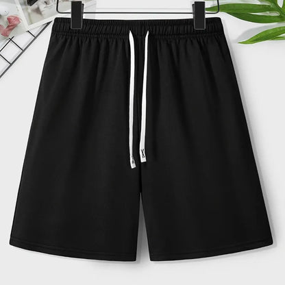 Men's Solid Color Fashionable Shorts, Suitable for Summer Wear, Y2K Sports Street Style Clothing