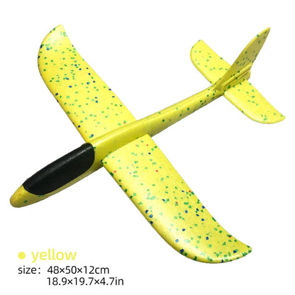 Big Foam Glider Plane - Hand-Throw Outdoor Toy for Kids