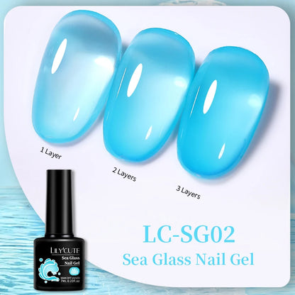 Gel Nail Polish - LILYCUTE UV Gel Varnish 7ML | Soak Off, Long Lasting Colors