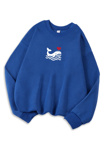 Casual Women's Sweatshirts Kawaii Bow Graphic Prints Pullover Comfortable Warm Oversize Hoodie Autumn Fleece Soft Female Clothes
