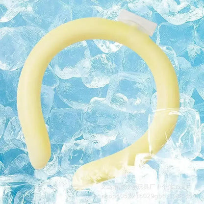 Summer Neck Cooling Ring Outdoor Running Fitness Fishing Cycling Travel Cool Neck Ring Portable Outdoor Cooling Accessories