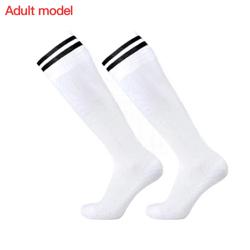 Adult Football Socks Hit Color Wear-resistant Children Kids Sport Long Socks Over Knee High Baseball Hockey Socks