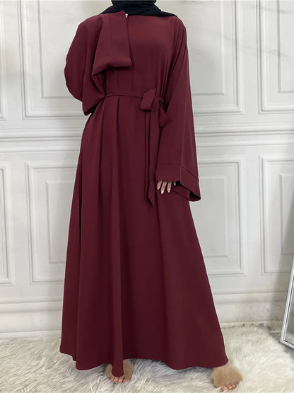 Modest Abaya Dress Ramadan Kaftan For Women | Elegant Muslim Maxi Robe