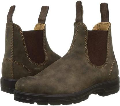 Unisex Chelsea Boots – Outdoor Non Slip Leather Ankle Height Winter Footwear