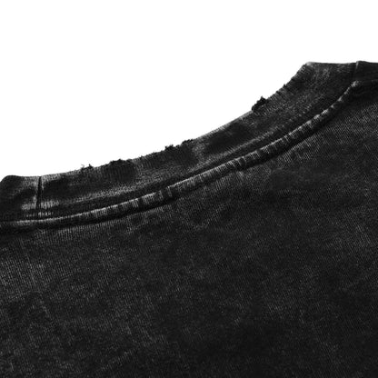 One Piece T-shirts Graphic Men Casual Oversized Washed Harajuku T-shirt Washed Japanese Anime Loose Streetwear Black Tops Tees