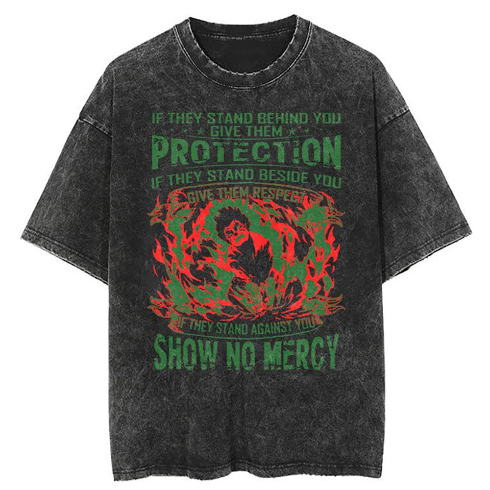 Hip Hop Streetwear T Shirt Japanese Anime Naruto Print T-Shirt Men Harajuku Cotton Tshirt Summer Short Sleeve Tops Tees